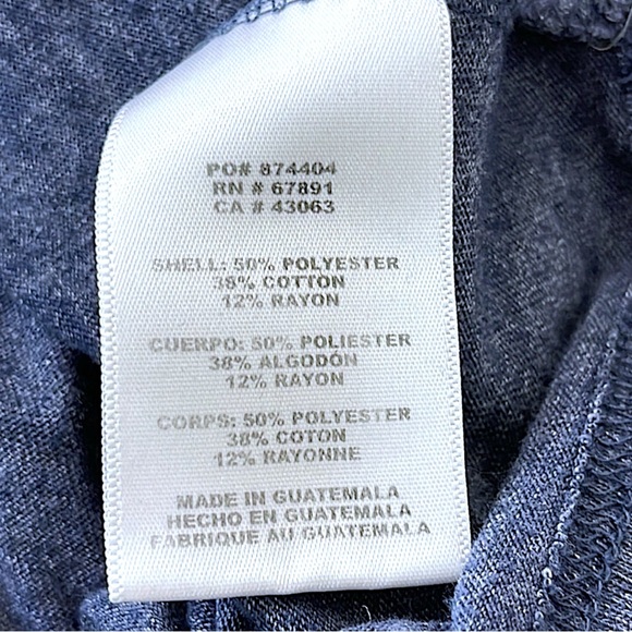 Team Athletics Detroit Tigers Heathered Navy V-Neck Tee - Picture 11 of 13